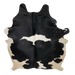Large Brazilian Black and White Cowhide - 7'10" x 6'6" (BRBKW082)
