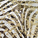 Off-White Brazilian Calfskin with Black Zebra Print and Gold Metallic Acid Wash (BRCALF362)