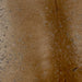 Closeup of this Brazilian Calfskin that is brown down the middle and taupe on the belly, and it has been treated with a brown acid wash (BRCALF499)