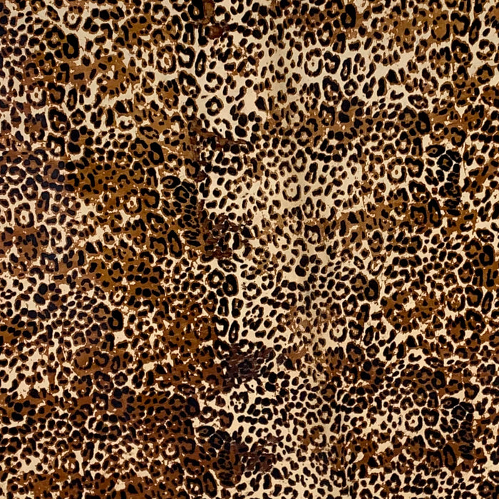 PROMO Brazilian Light Beige Cowhide with Brown Dyed Spots and Black Leopard Print (BRLP031)