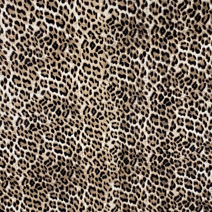 PROMO Off-White Brazilian Cowhide with Medium Brown and Black Leopard Print (BRLP035)