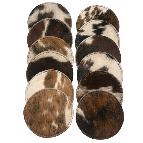 Cowhide Coasters