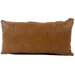 Lumbar Pillow - Two Tone Golden Brown Leather - 24" x 12" (LPIL033)