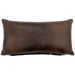 Lumbar Pillow - Two Tone Brown Leather - 24" x 12" (LPIL083)