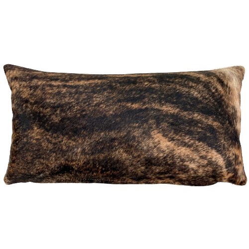 Faux cowhide lumbar sales pillow