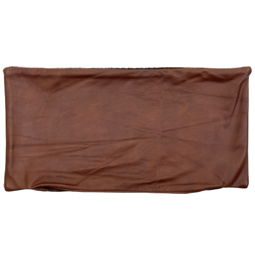 Lumbar Pillow Cover - Brown Leather (LPILC070)