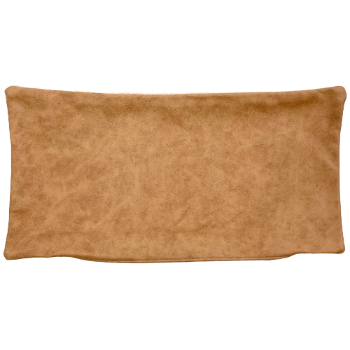 Lumbar Pillow Cover - Two Tone Golden Brown Leather  - 24" x 12" (LPILC077)