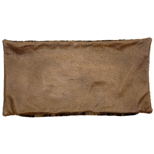 Lumbar Pillow Cover - Two Tone Brown Leather - 24" x 12" (LPILC079)