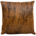 Reddish Brown and Black Brindle Cowhide Pillow - 18" x 18" (PIL066)