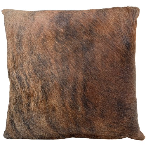 Brown Brindle Cowhide Pillow - 18" x 18" (PIL074)