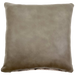 Square Pillow - Two Tone Gray Leather - 18" x 18"(PIL155)