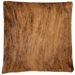 Square Pillow Cover - Brown and Black Brindle Cowhidec- 18" x 18" (PILC136)