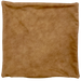 Square Pillow Cover - Two Tone Light Brown Leather - 18" x 18" (PILC144)