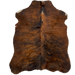 XS Brown and Black Brindle Cowhide - 4'5" x 3'5" (XS083)